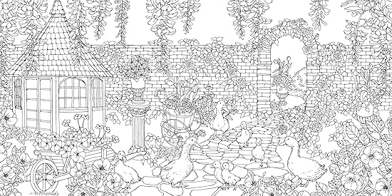 Garden of Fairytale Animals: Coloring Book by Kanoko Egusa