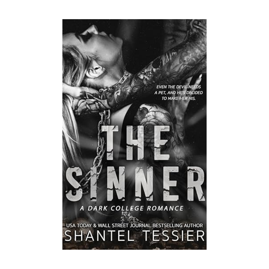 Cover of Dark Angel - The Sinner by Shantel Tessier – a dark and steamy romance novel, available at BookWorld UAE.