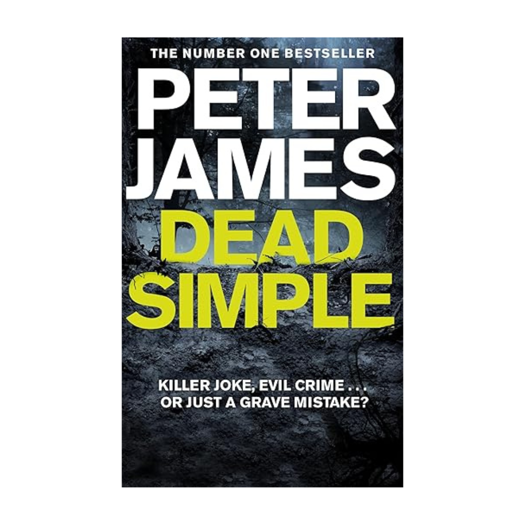 Cover of Dead Simple by Peter James – a bestselling crime thriller available at BookWorld UAE.