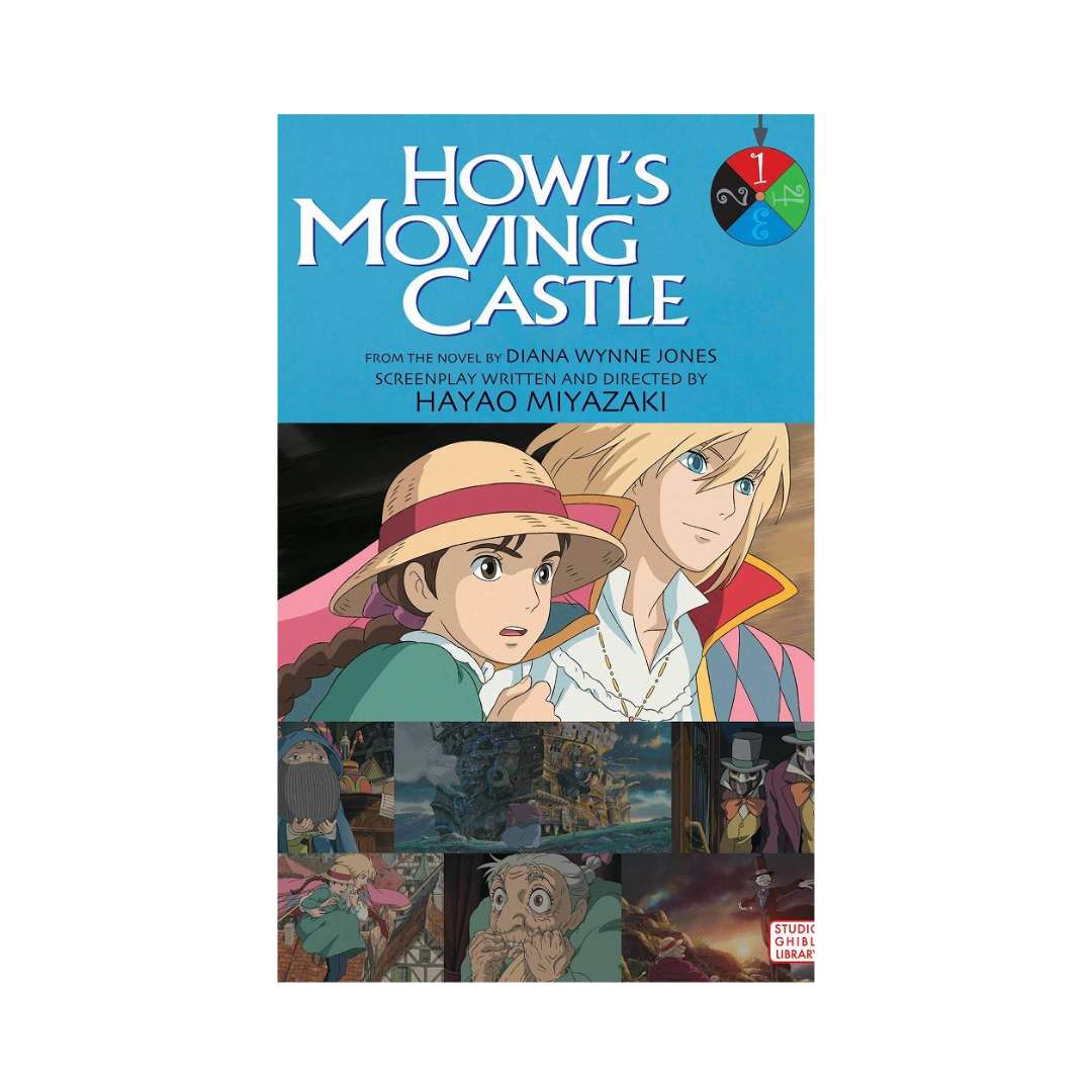 Cover of Howl's Moving Castle (Comic #1) by Hayao Miyazaki featuring the whimsical and magical imagery of Sophie and Howl.