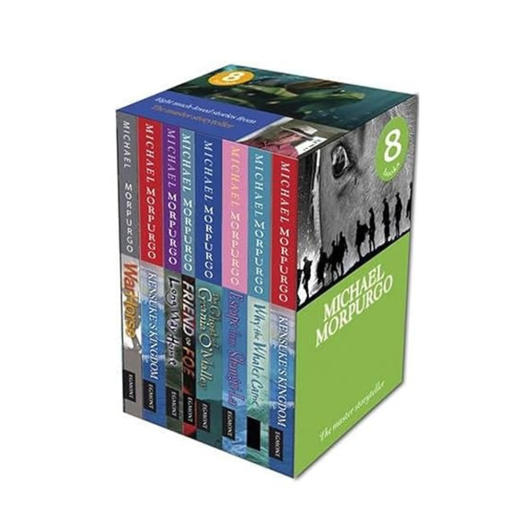 Michael Morpurgo Collection Boxset (8 Books) – A must-have collection of the best works by Michael Morpurgo, featuring adventure and emotional tales.