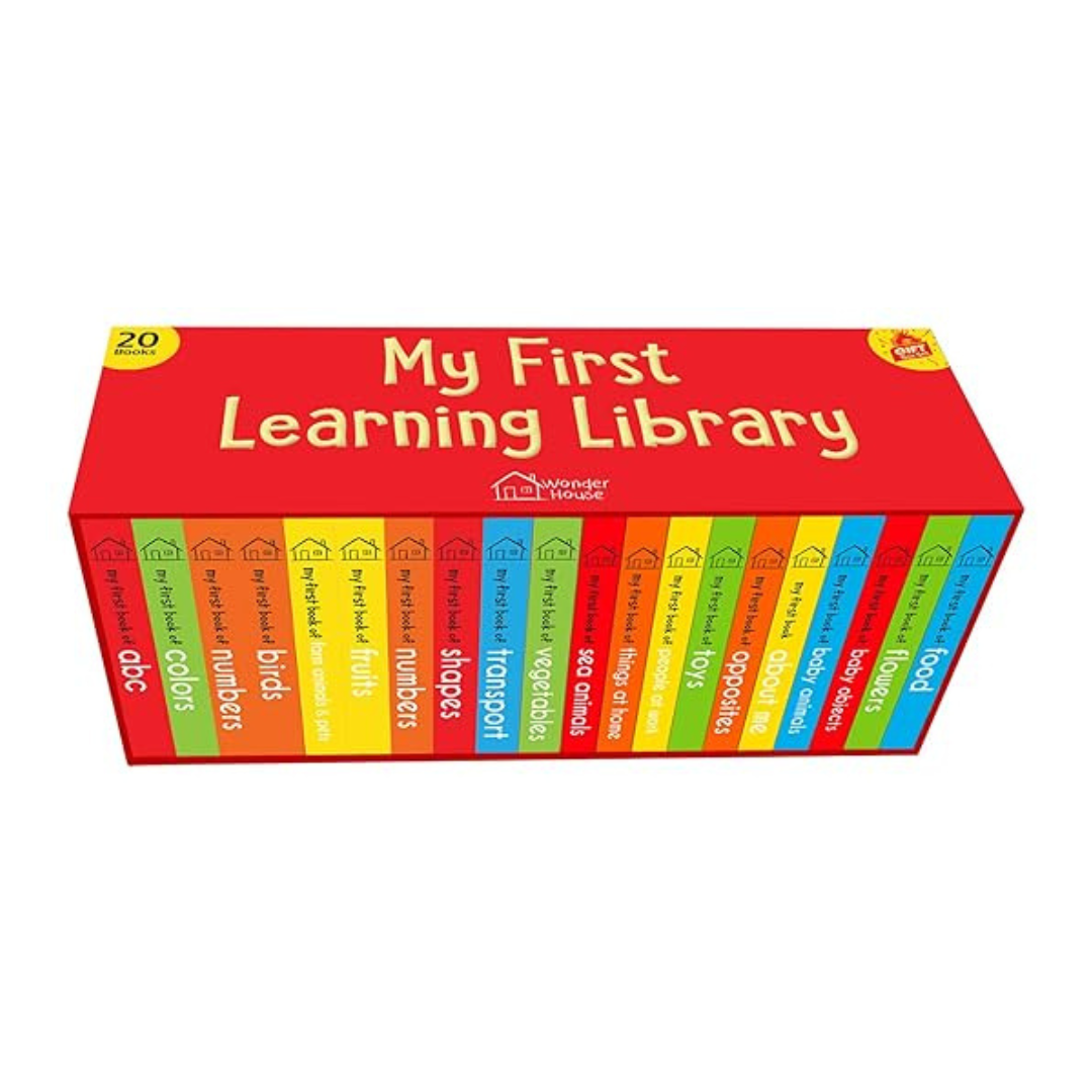 My First Learning Library Box Set (20 Board Books) – Educational Gift for Kids