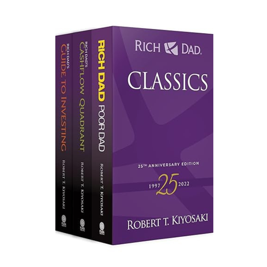 Rich Dad Classics Boxed Set by Robert T. Kiyosaki – A collection of bestselling financial wisdom books to help you achieve financial freedom, available at BookWorld UAE.