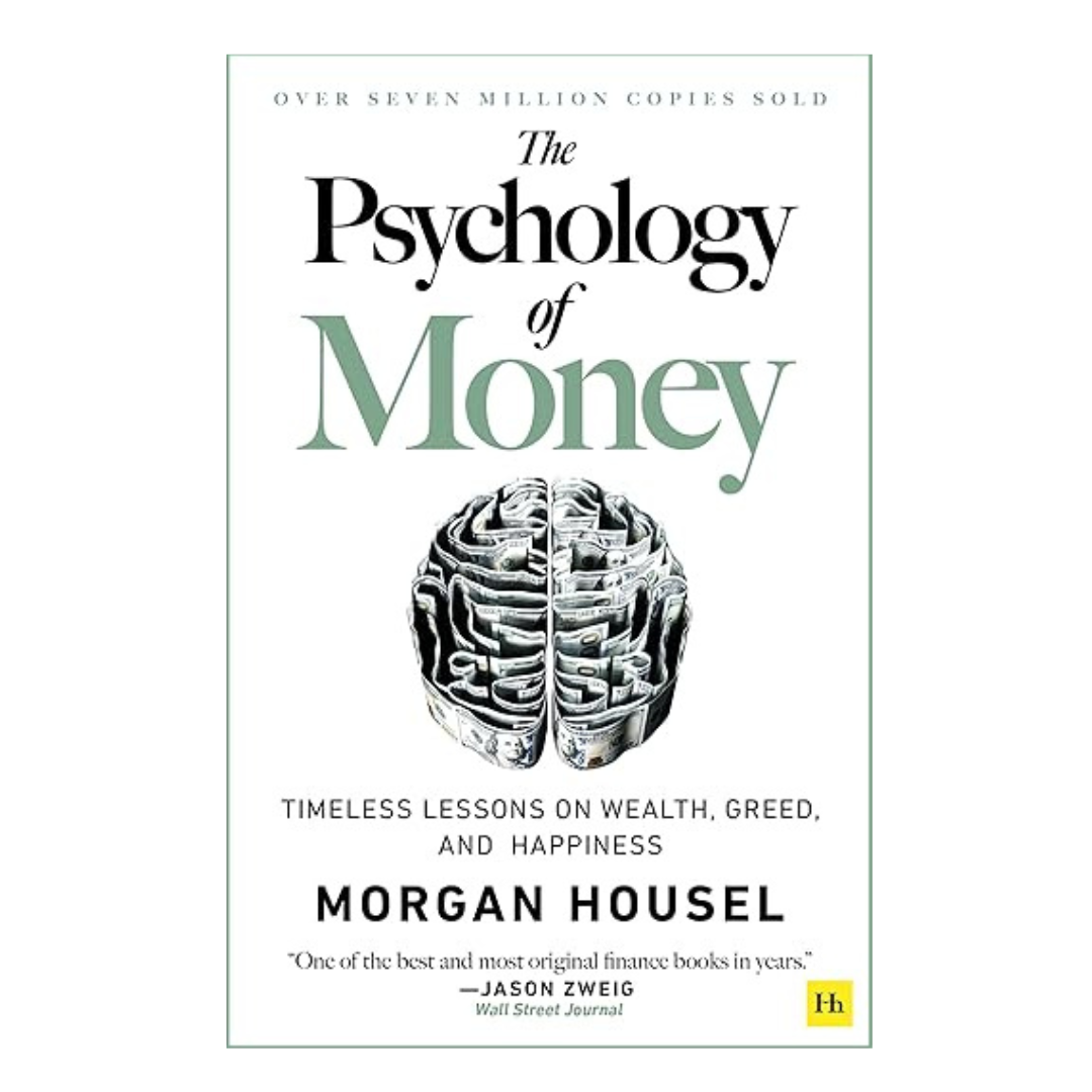 The Psychology of Money by Morgan Housel – A must-read book on financial behavior, wealth-building, and the impact of money on happiness, available at BookWorld UAE.