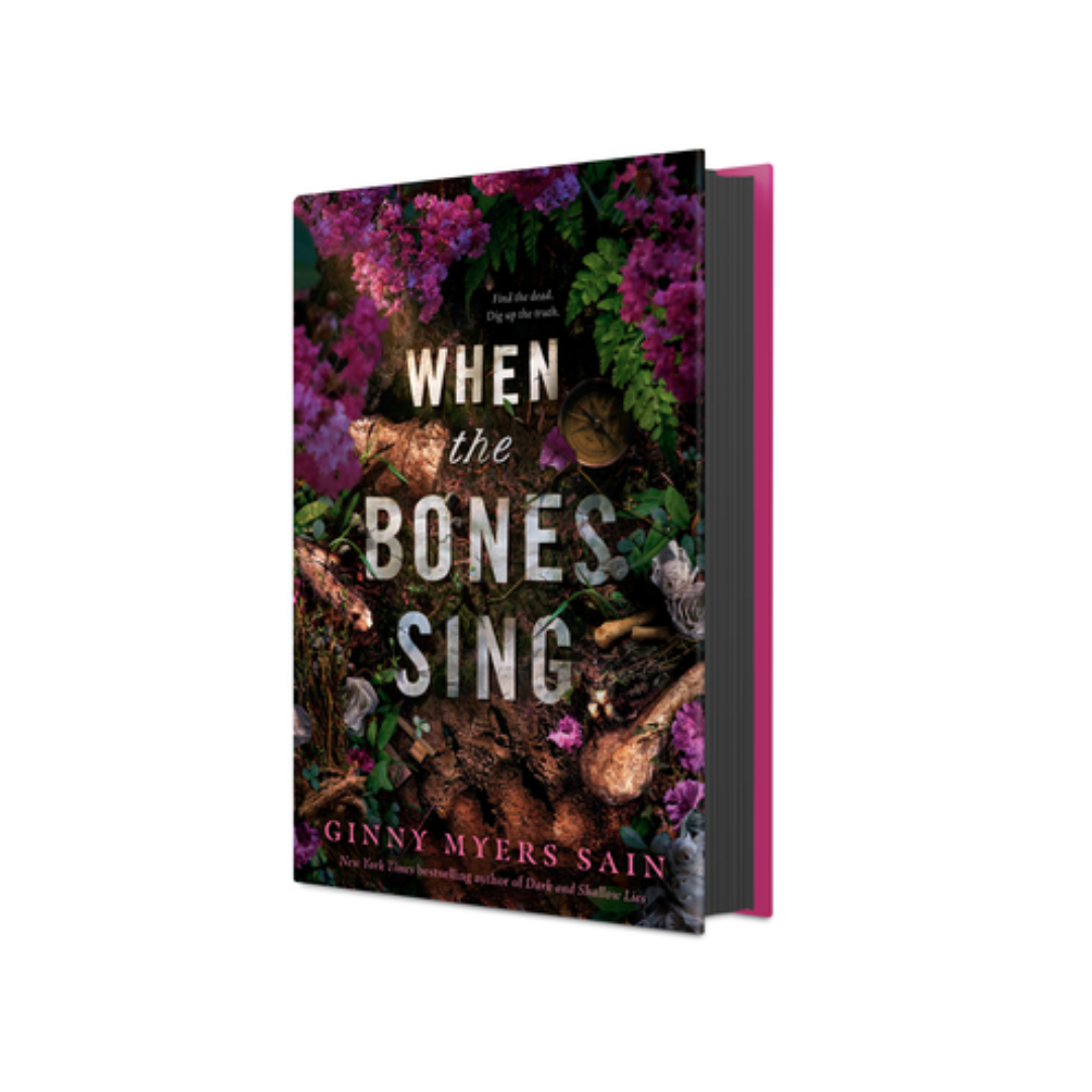Cover of When the Bones Sing by Ginny Myers Sain – a gothic thriller filled with supernatural suspense.