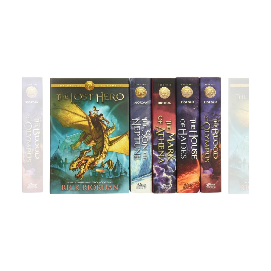 Heroes of Olympus Hardcover Boxed Set of 5 by Rick Riordan