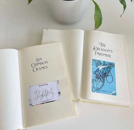 Six Crimson Cranes by Elizabeth Lim (with SIGNATURE PLATE)