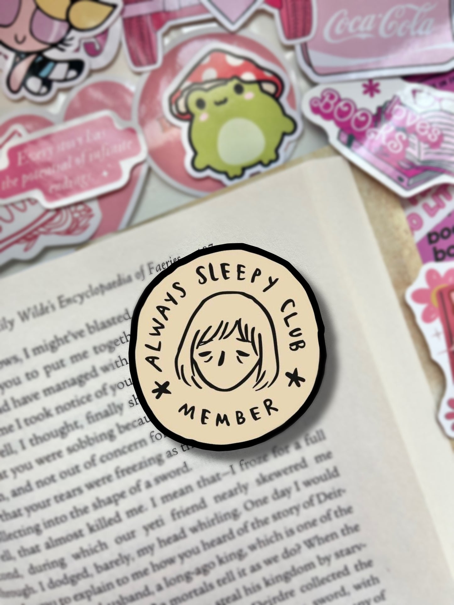 Always Sleepy Club Member Sticker