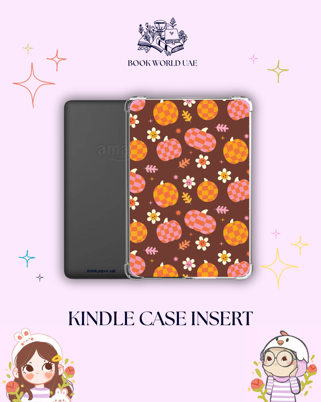 Pumpkin Posies Kindle/Kobo Insert | Bookish Merch, Ereader Accessories (Copy)