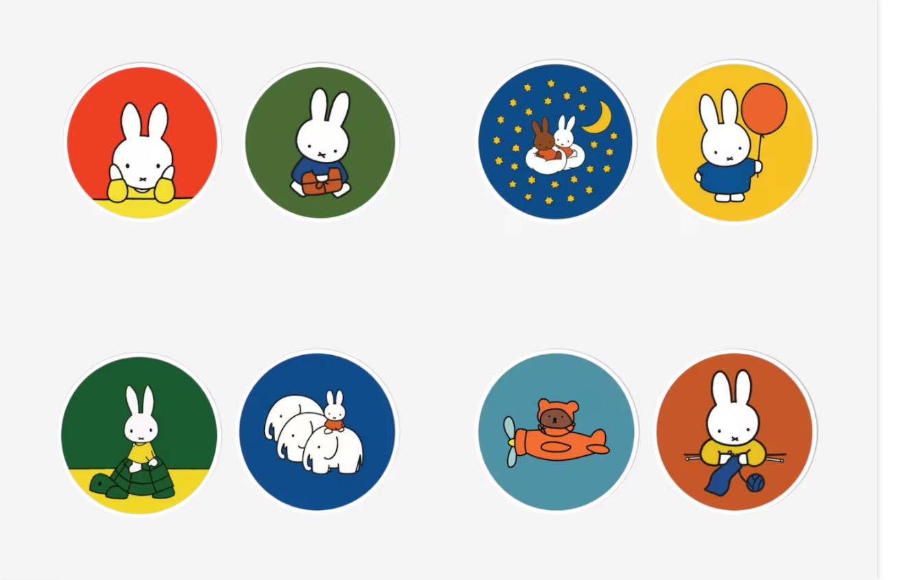 Colorful Bunny Sticker Sheet | Sticker