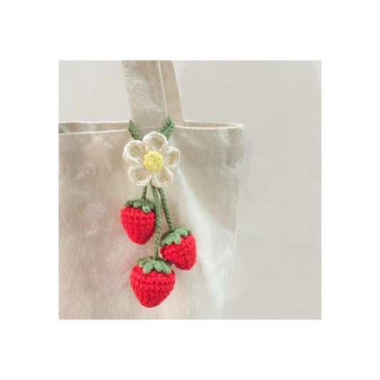 Strawberry hanging crochet