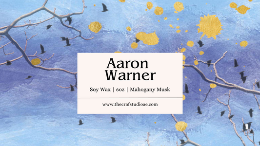 Aaron Warner- Literary Candle