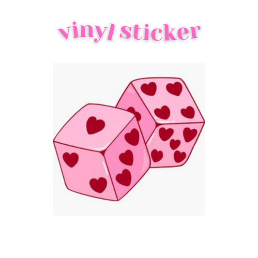 Love Dice - Vinyl Sticker