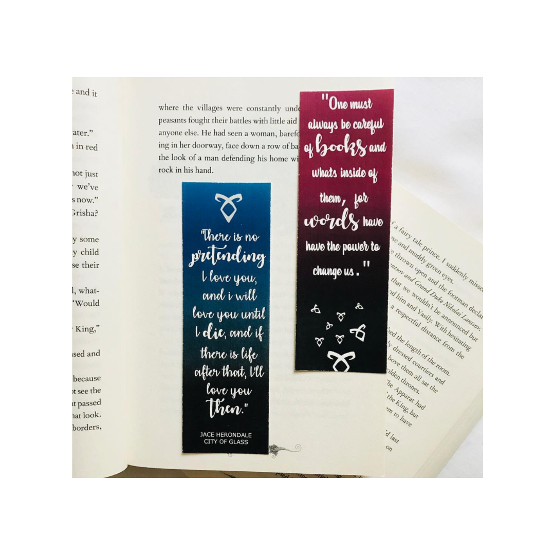 Shadowhunter Bookmarks (Bundle- Set of 2) (OOPSIE)