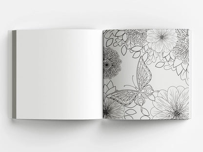 Nature, Garden and Forest: Colouring Books for Adults with Tear Out Sheets