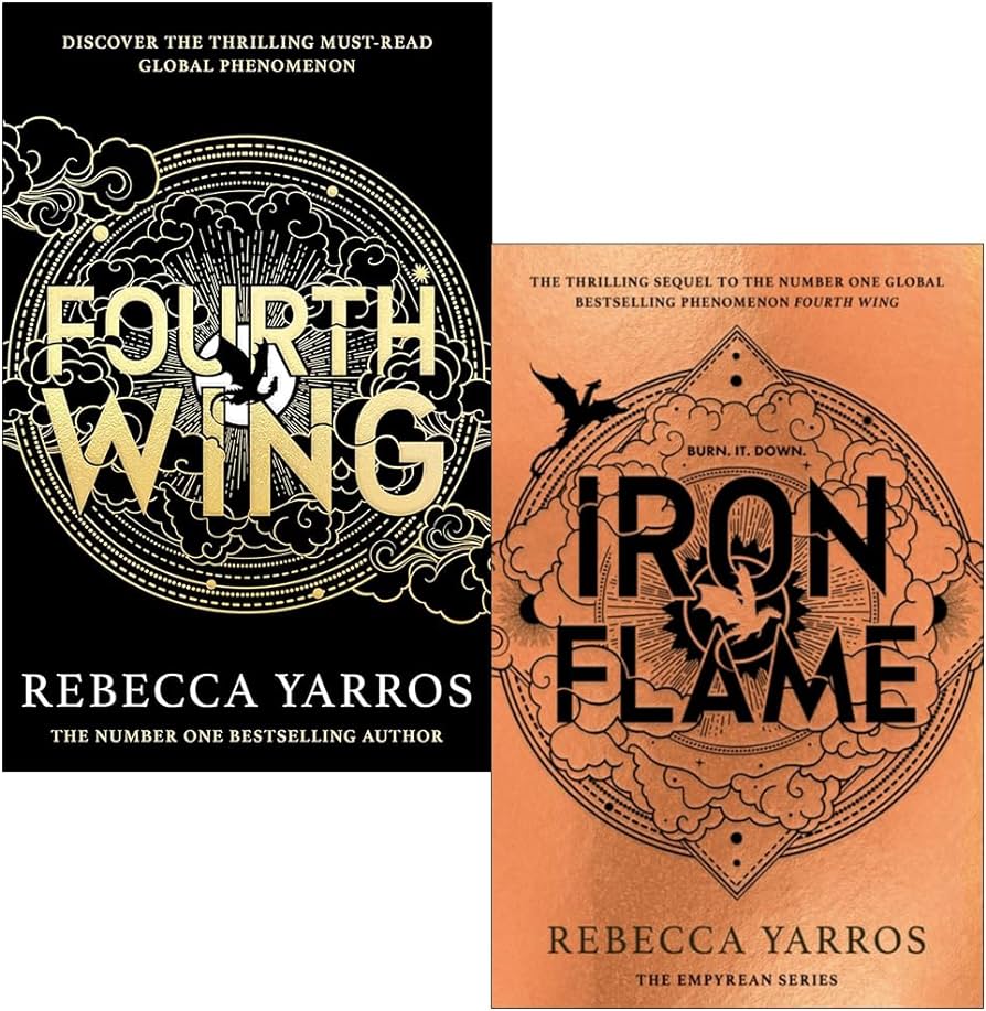 Fourth Wing & Iron Flame by Rebecca Yarros Duology Bundle