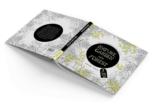 Nature, Garden and Forest: Colouring Books for Adults with Tear Out Sheets