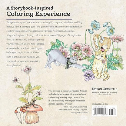 Garden of Fairytale Animals: Coloring Book by Kanoko Egusa