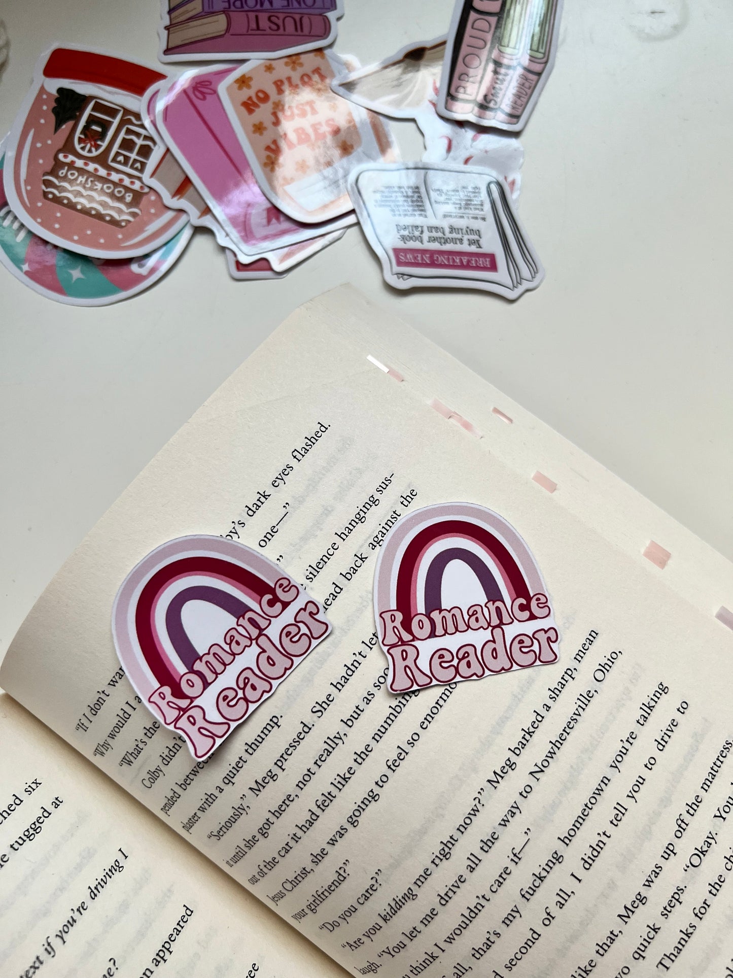 Romance Reader - Vinyl Sticker