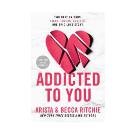 Addicted to You by Krista & Becca Ritchie – New Adult Romance Cover