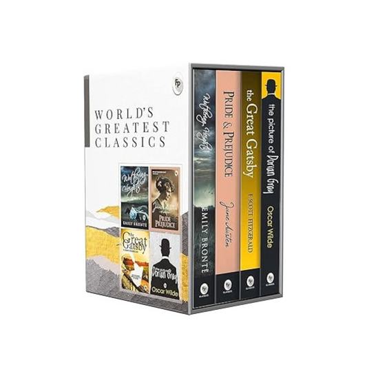 Worlds Greatest Classics (Box Set of 4 Books) by Jane Austen F. Scott Fitzgerald, Oscar Wilde, Emily Brontë