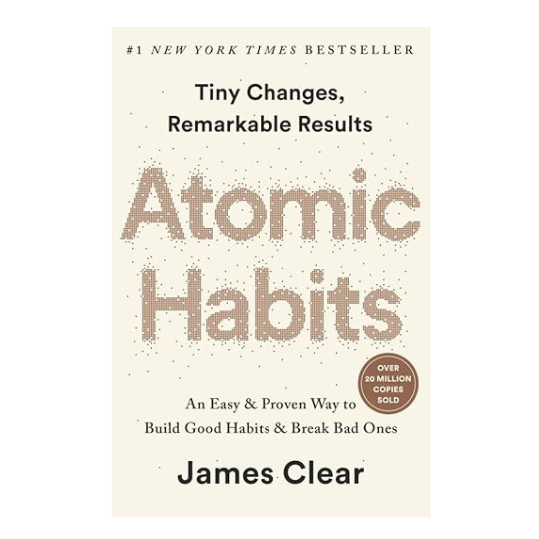 Atomic Habits by James Clear – A transformative guide to building good habits, breaking bad ones, and making lasting change, available at BookWorld UAE.