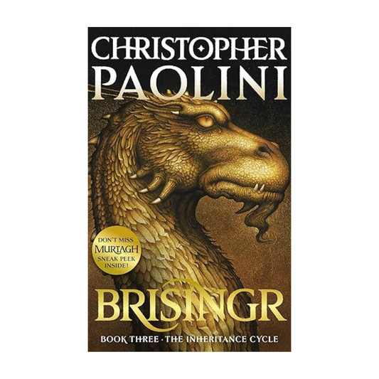 Cover of Brisingr by Christopher Paolini – Book 3 in The Inheritance Cycle, available at BookWorld UAE with quick delivery across the UAE.