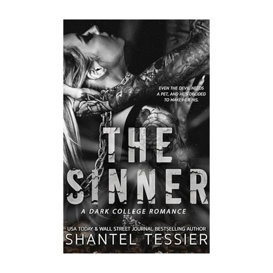Cover of Dark Angel - The Sinner by Shantel Tessier – a dark and steamy romance novel, available at BookWorld UAE.