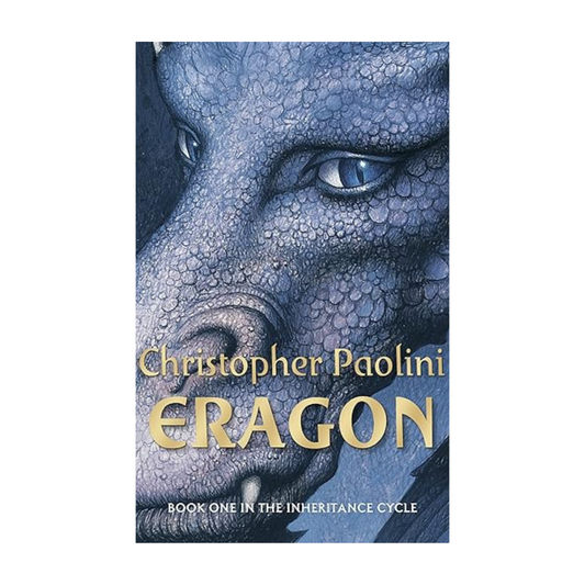 Cover of Eragon by Christopher Paolini – Book 1 of The Inheritance Cycle, available at BookWorld UAE.