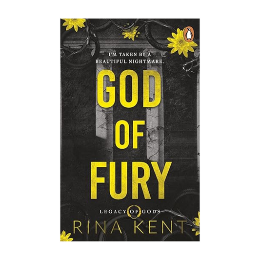 Cover of God of Fury by Rina Kent – a dark romance novel, available at BookWorld UAE.