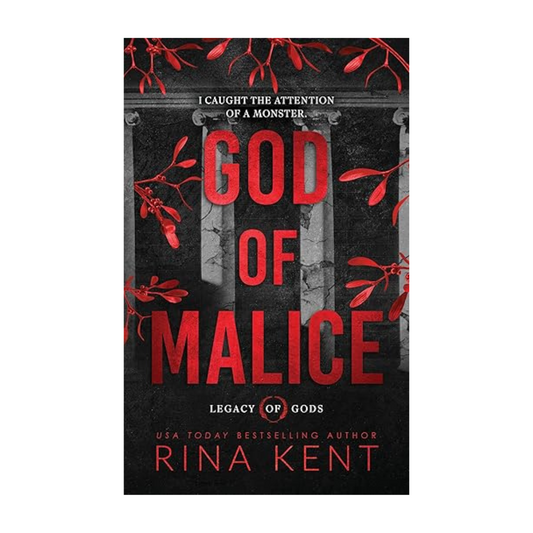 Cover of God of Malice (Standard Edition) by Rina Kent – a dark romance novel, available at BookWorld UAE.