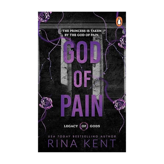 Cover of God of Pain by Rina Kent – a dark romance novel, available at BookWorld UAE.