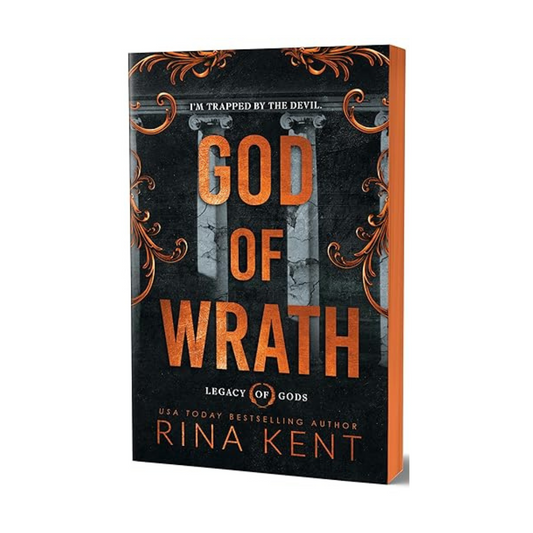 Cover of God of Wrath (Deluxe Edition) by Rina Kent – a dark romance novel, available at BookWorld UAE.