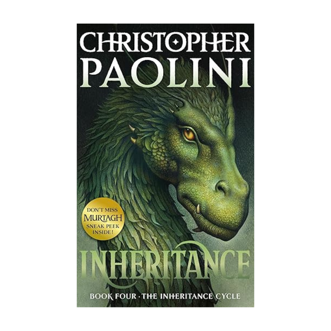 Cover of Inheritance by Christopher Paolini – Book 4 of The Inheritance Cycle, available at BookWorld UAE with fast delivery across the UAE.