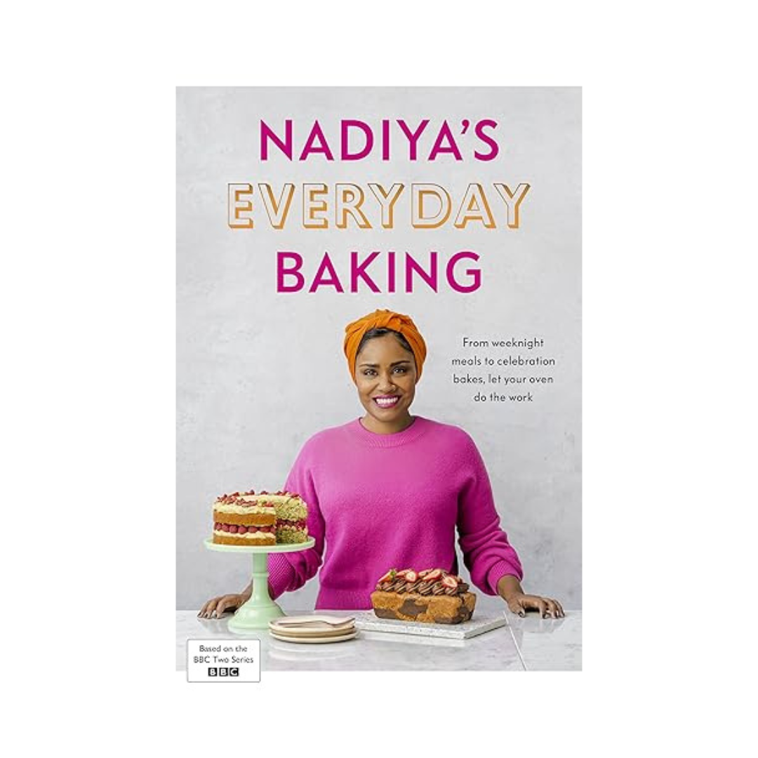 Cover of Nadiya’s Everyday Baking by Nadiya Hussain – now available at BookWorld UAE.