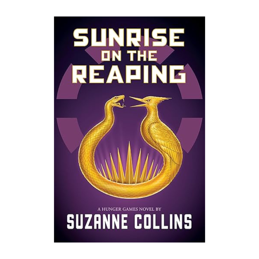 Cover of Sunrise on the Reaping by Suzanne Collins – a gripping Hunger Games prequel, available at BookWorld UAE.