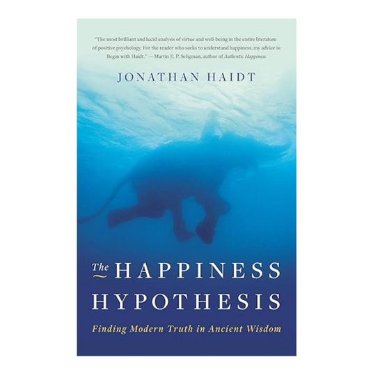 he Happiness Hypothesis: Finding Modern Truth in Ancient Wisdom by Jonathan Haidt – A thought-provoking exploration of happiness through ancient philosophies and modern psychology, available at BookWorld UAE.