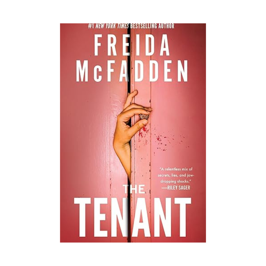Book cover of The Tenant by Freida McFadden – bestselling thriller available at BookWorld UAE.