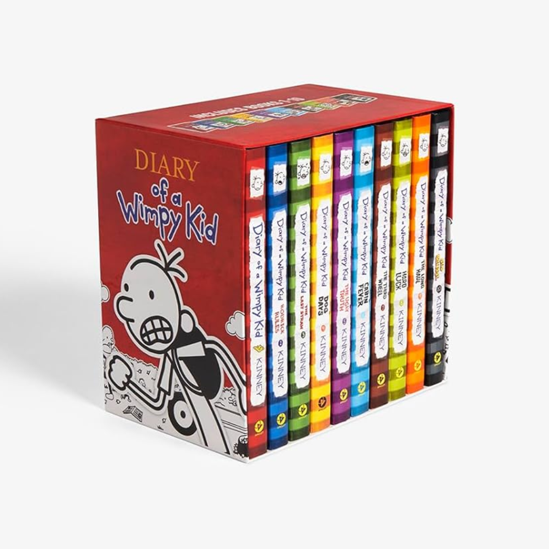Diary of a Wimpy Kid (10-Book Set) by Jeff Kinney
