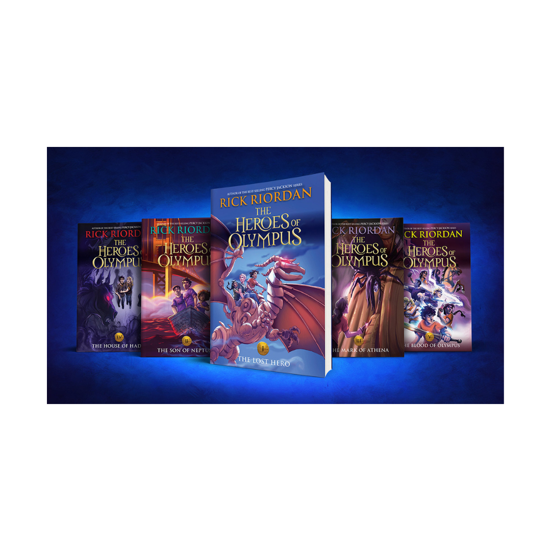 Heroes of Olympus Paperback Boxed Set of 5 by Rick Riordan