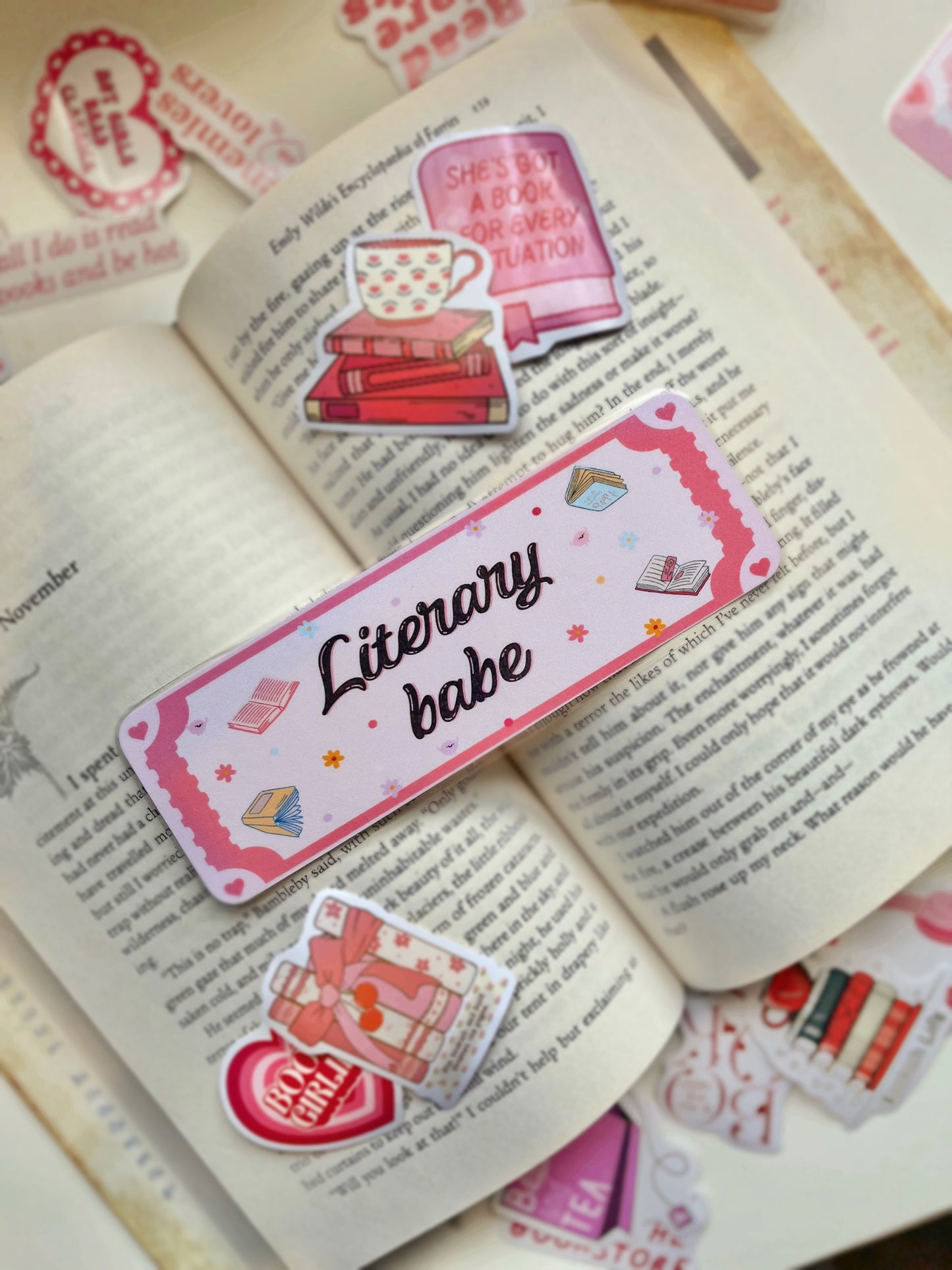 Literary Babe Bookmark