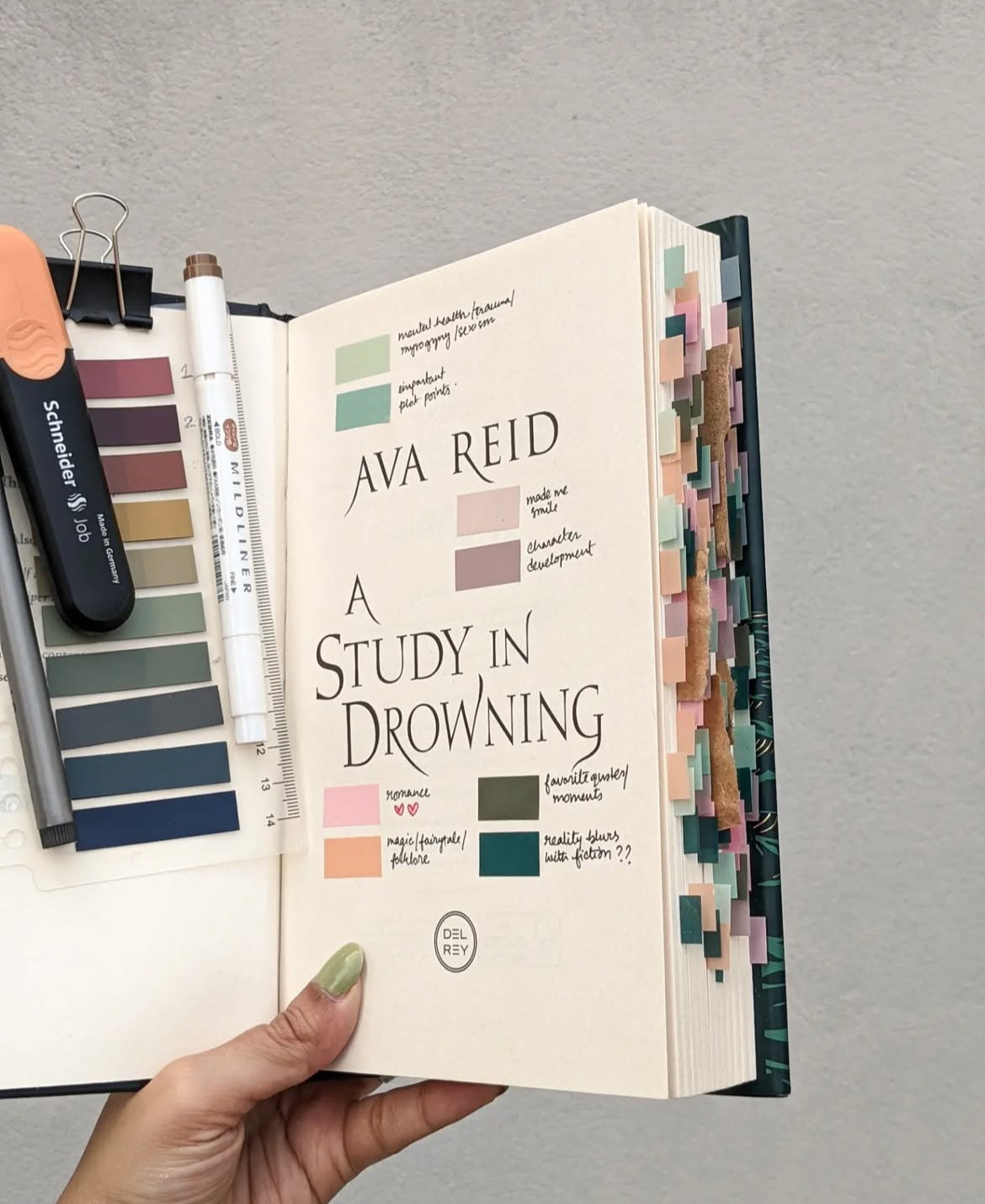 A Study in Drowning by Ava Reid- Annotated Hardcover