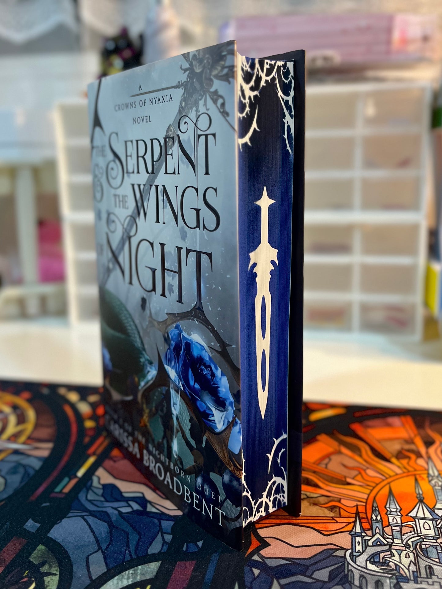 The Serpent and Wings of Night by Carissa Broadbent [Sprayed Edges]