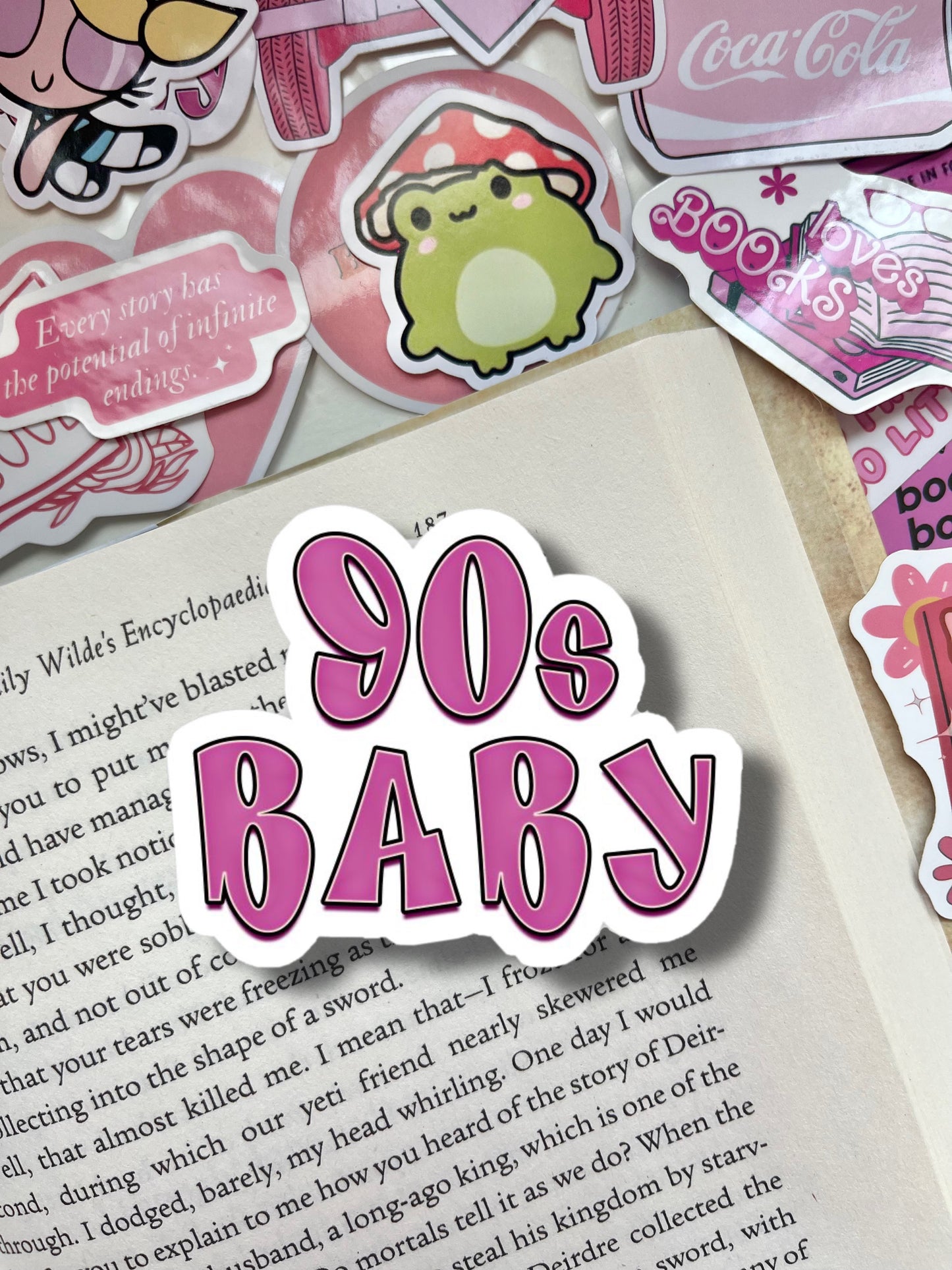 90s Baby Sticker