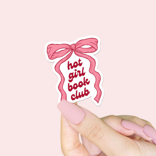 Hot Girl Book Club Sticker