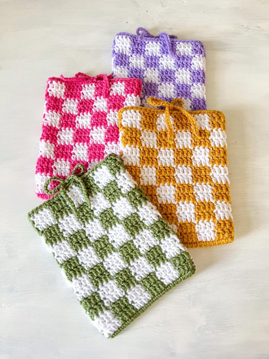Checkered Kindle Booksleeve