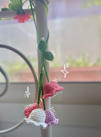 Lily of the Valley hanging crochet