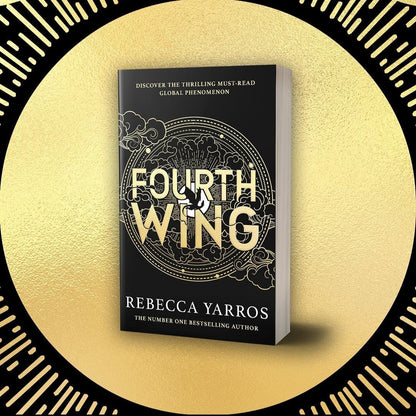 Fourth Wing (Black Cover) by Rebecca Yarros