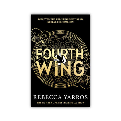 Fourth Wing (Black Cover) by Rebecca Yarros