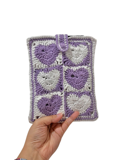 Granny-Square Booksleeve crochet